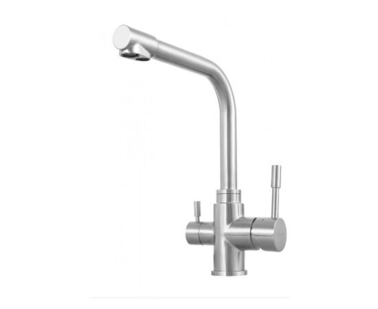 Lemark lm5061s expert смеситель для кухни с подключением к фильтру питьевой воды, сталь в Астане фото № 1