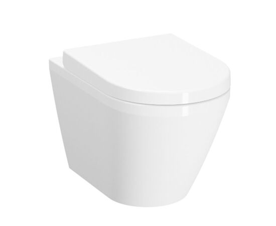 унитаз подвесной vitra integra 7041b003-0075 54см rim-ex. тонкая крышка с микролифтом в Астане фото № 1