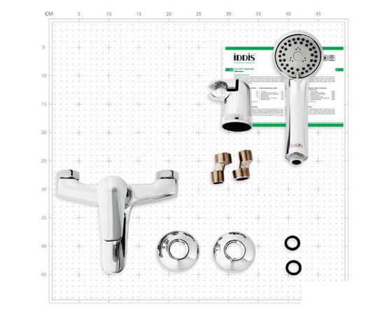 Torsb00i02 смеситель для ванны с коротким изливом torr iddis в Астане фото № 4
