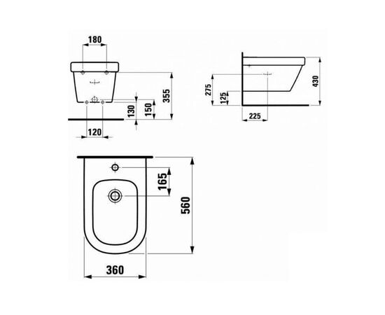 Биде laufen lb3 8306820003021 в Астане фото № 3