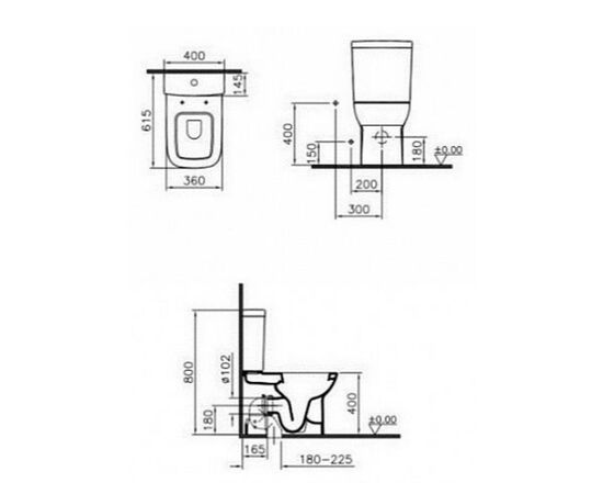 Душевой поддон vitra optima 51930001000 90х90 квадратный в Астане фото № 4