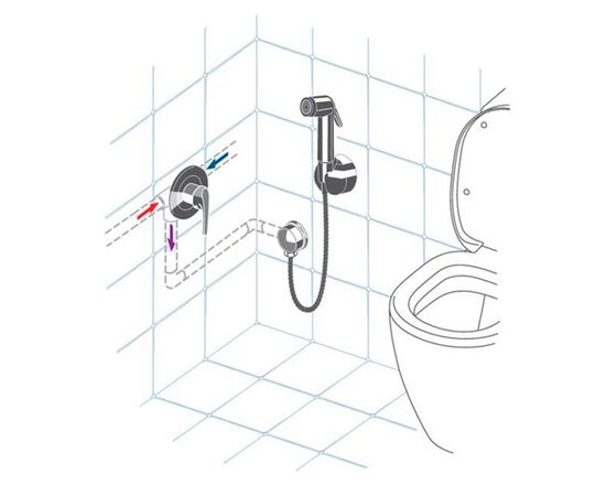 Гигиенический душ ideal standard ceraplan b0040aa в Астане фото № 2