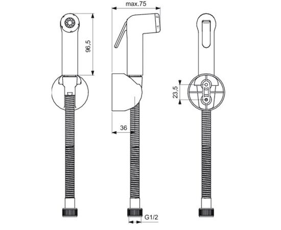 Гигиенический душ ideal standard ceraplan b0040aa в Астане фото № 4