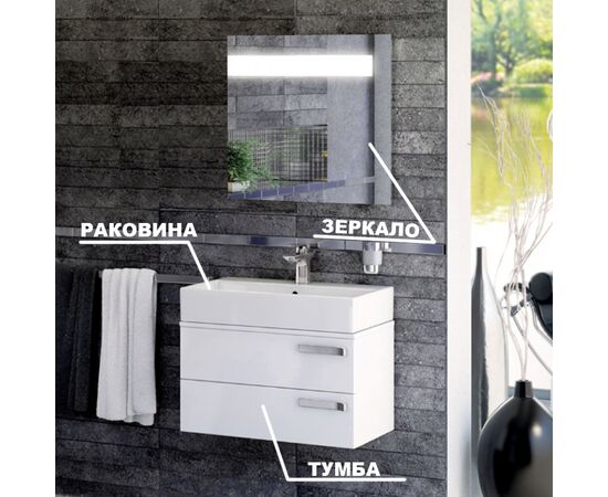 Мебель для ванны  ideal standard  strada 90см белый (с зеркалом 60 см) в Астане фото № 2