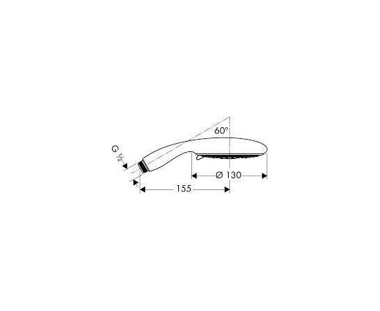 Душевая лейка hansgrohe 3jet air 28507000 в Астане фото № 2