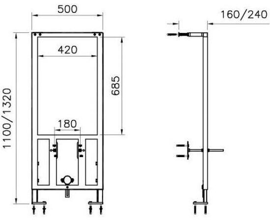 Инсталляция для биде vitra 780-5800 в Астане фото № 2