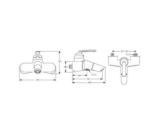 смеситель для ванны ideal standard ceramix life a3710aa в Астане фото № 3