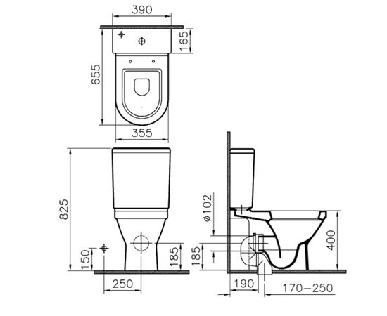 унитаз напольный vitra s50 9736b003-7202 с микролифтом в Астане фото № 3