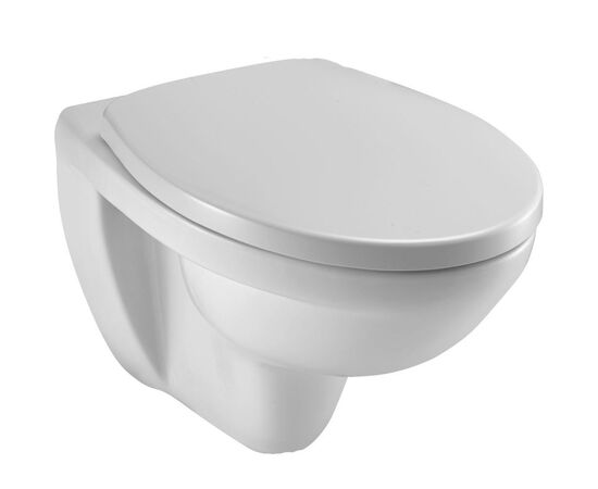 унитаз подвесной patio jacob delafon  e4267-00 безободковый в комплекте с сиденьем микролифт в Астане фото № 1