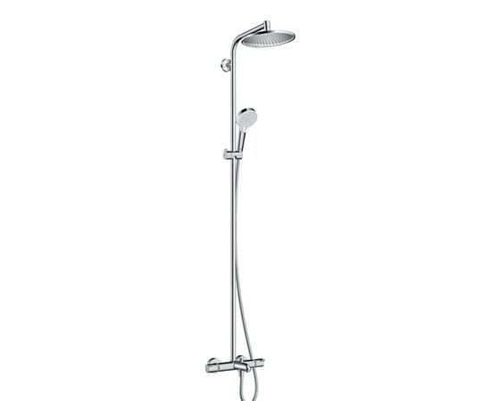 Душевая система hansgrohe crometta s240 showerpipe 27320000 с термостатом в Астане фото № 1