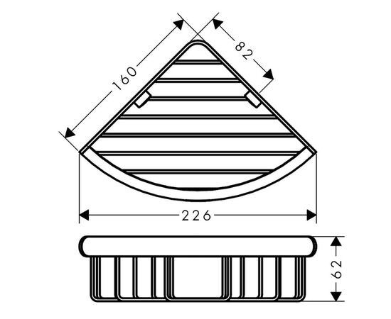 Полочка hansgrohe logis universal 41710000 в Астане фото № 2