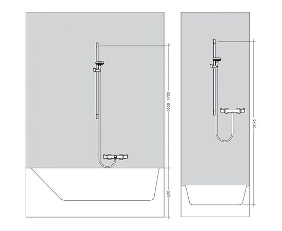 Душевoй гарнитур hansgrohe croma select e 26590400 в Астане фото № 3