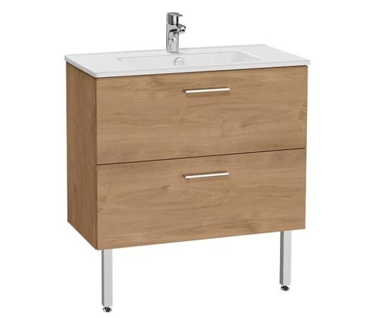 тумба с раковиной 80см vitra mia 67273, золотой дуб в Астане фото № 1