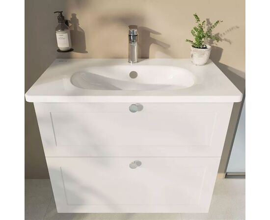 тумба с раковиной 60см vitra root classic 68848, белый матовый в Астане фото № 2