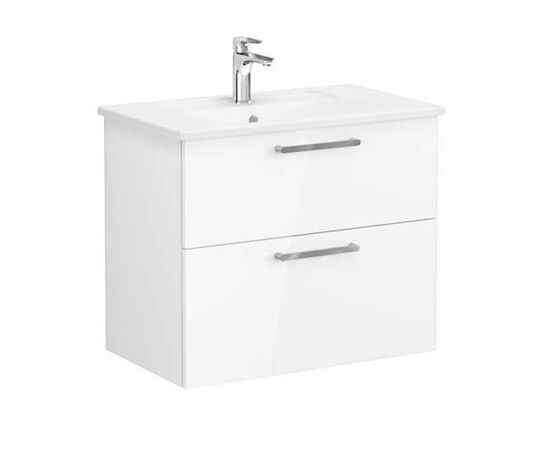 тумба с раковиной 80см vitra root flat 66306, белый глянец в Астане фото № 1