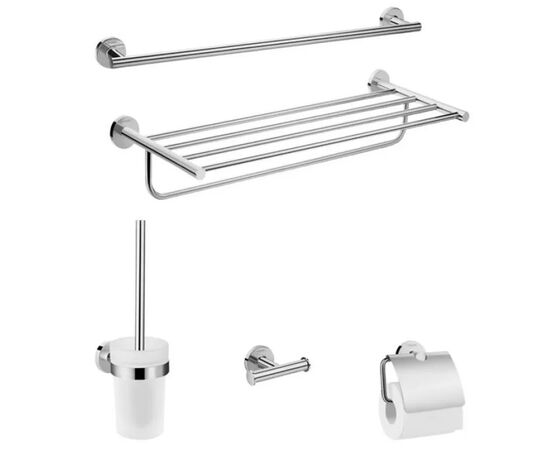 Набор аксессуаров 5в1 hansgrohe logis universal 41728000 хром в Астане фото № 1