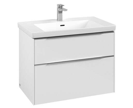 тумба с раковиной 80 см villeroy&boch subway 3.0 4a708001/c57400ve в Астане фото № 1