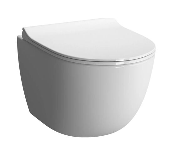 унитаз подвесной vitra sento 7748b003-0075 rim-ex тонкая крышка с микролифтом в Астане фото № 1