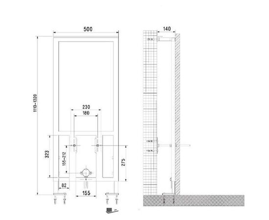 Инсталляция для биде vitra frame 880-5800 в Астане фото № 2