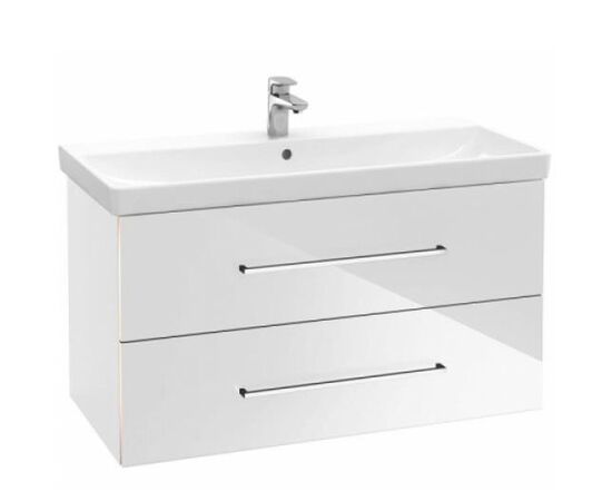 тумба с раковиной 100 см villeroy&boch avento a89200b4+4156a5r1 в Астане фото № 1