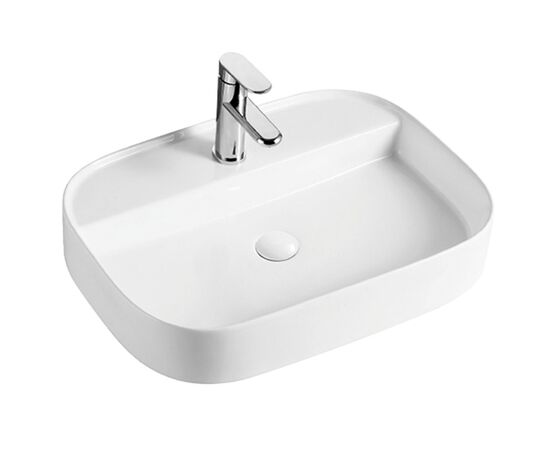 раковина накладная hans hs-2205 61x45 см, белый в Астане фото № 1