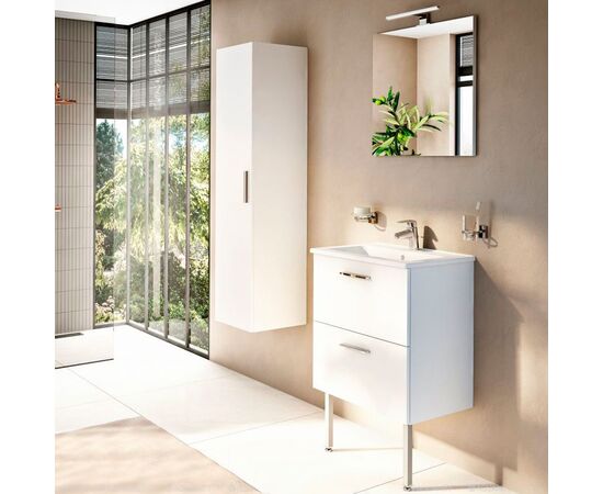 тумба с раковиной 60см vitra mia 66106, белый глянец в Астане фото № 3