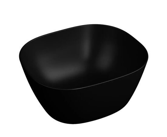 раковина накладная vitra plural 7811b483-0016 45x38 см, черный матовый в Астане фото № 1