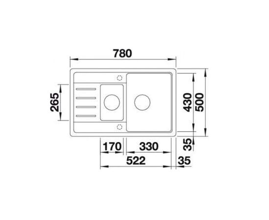 Кухонная мойка blanco legra 6s compact 521304 в Астане фото № 3