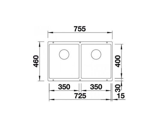 Кухонная мойка blanco subline 350/350-u 523578 в Астане фото № 2