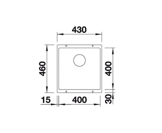 Кухонная мойка blanco subline 400-u 527166 в Астане фото № 2