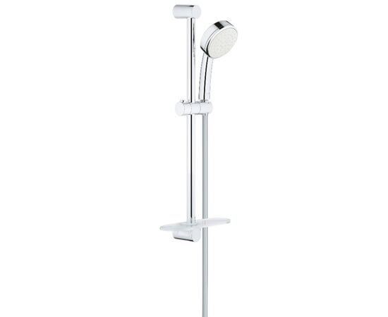 Душевой гарнитур grohe new tempesta cosmopolitan 100 26083002, 600, с полочкой, хром в Астане фото № 1