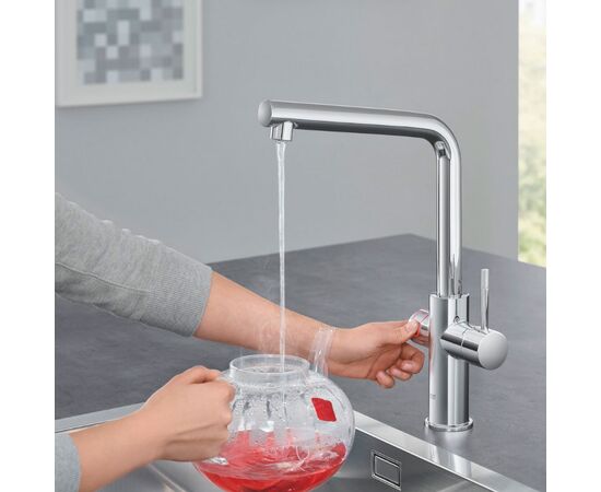 смеситель для кухни grohe red duo new 30325001 с функцией кипячения воды, хром в Астане фото № 2