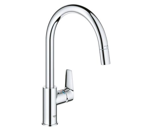 смеситель для кухни grohe bauedge 30536000, хром в Астане фото № 1