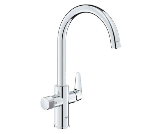 смеситель для кухни grohe blue pure baucurve 30580000 с возможностью подключения фильтра, хром в Астане фото № 1