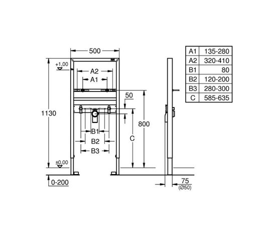 Инсталляция для раковины grohe rapid sl 38554001 в Астане фото № 2