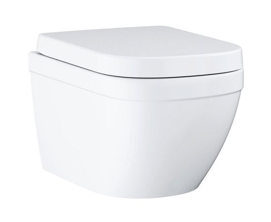 унитаз подвесной grohe euro ceramic 39693000 с сиденьем, альпин-белый в Астане фото № 1
