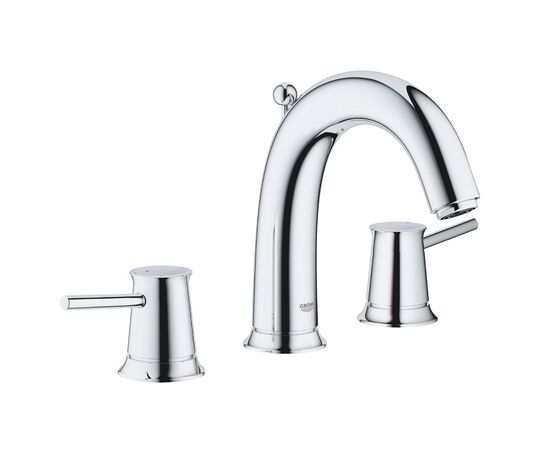 смеситель для раковины на 3 отверстия grohe bauclassic 20470000, хром в Астане фото № 1