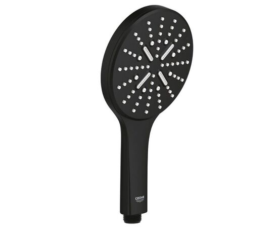 ручной душ grohe rainshower smartactive 130 22127kf0, 3 вида струи, черный в Астане фото № 1