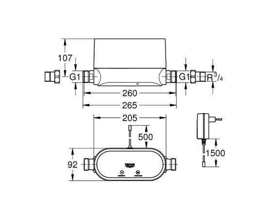 умный датчик контроля утечки воды grohe senseguard 22500ln0 в Астане фото № 4