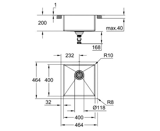 Кухонная мойка grohe k700 31578sd1 в Астане фото № 4