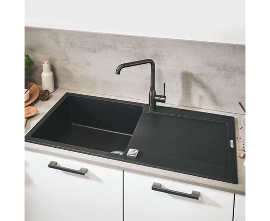 Кухонная мойка grohe k500 31645ap0, черный гранит в Астане фото № 2