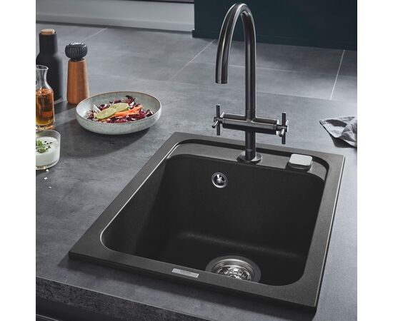 Кухонная мойка grohe  k700 31650ap0, черныйгранит в Астане фото № 2