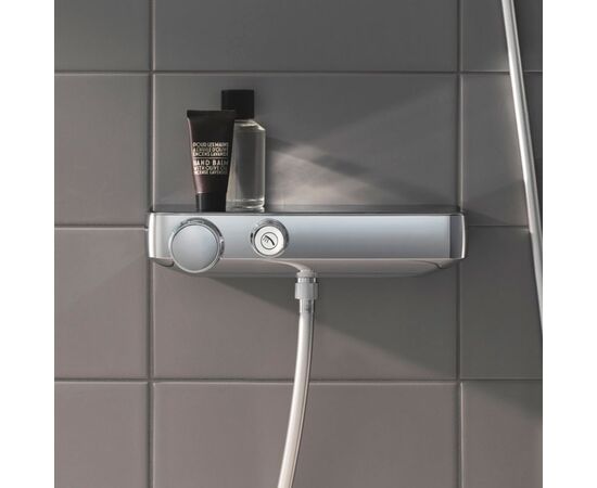 термостат для душа grohe grohtherm smartcontrol 34719000 с полочкой, хром в Астане фото № 4