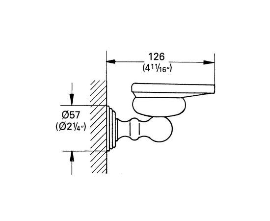 Держатель для мыльницы grohe sinfonia 40045ig0, хром/золото в Астане фото № 2