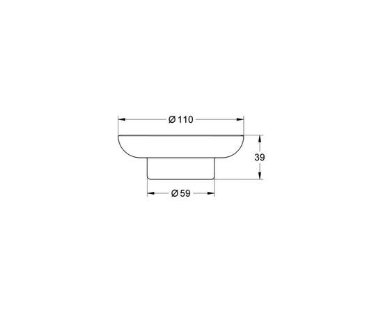 Мыльница grohe essentials 40368000, стекло в Астане фото № 2