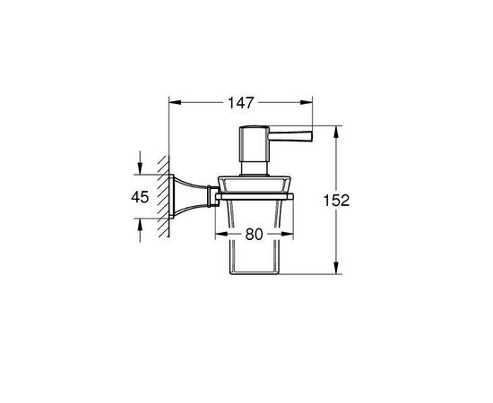 Дозатор жидкого мыла grohe grandera 40627ig0, хром/золото в Астане фото № 2