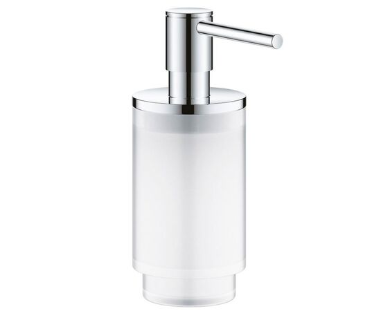 Дозатор жидкого мыла grohe selection 41028000, хром-прозрачный белый в Астане фото № 1