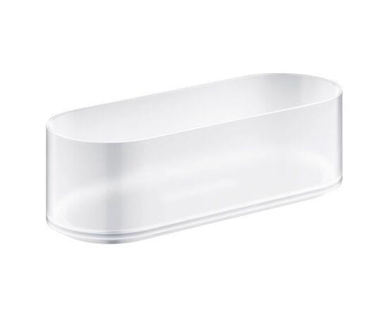 Полочка для душа grohe selection 41037000, без держателя, прозрачный белый в Астане фото № 1