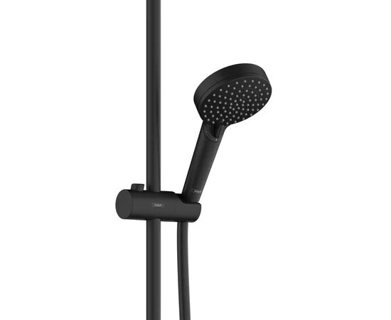 Душевая система hansgrohe vernis blend 26899670 240 черная матовая с термостатом в Астане фото № 4