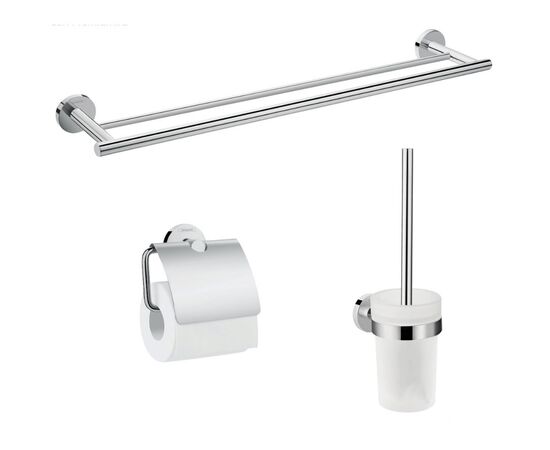 Набор аксессуаров hansgrohe logis 3 в 1 41727000 хром в Астане фото № 1